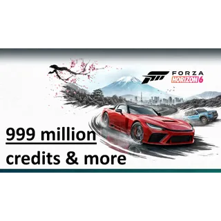 Forza Horizon 6 - In Game Credits 999 million, skills and wheelspins