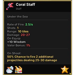 Pixel Quest | Coral Staff Legendary