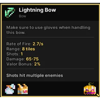 Pixel Quest | Legendary Lightning Bow