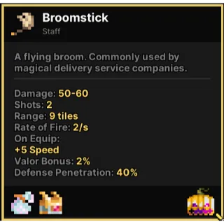Pixel Quest | Legendary Broomstick Staff