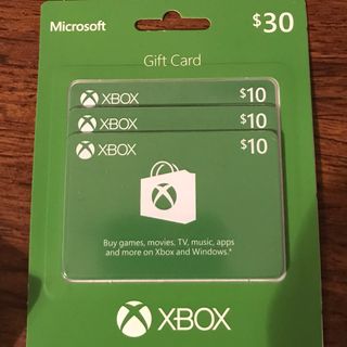 30 gift card xbox
