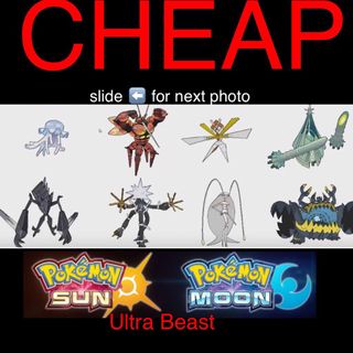 ALL 8 ULTRA BEAST FOR POKEMON MOON AND POKEMON SUN - 3DS Jogos