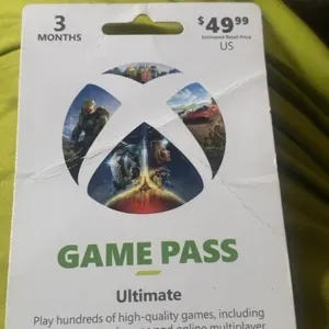 3Months of Xbox game pass