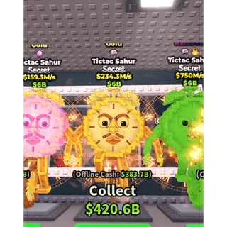 Gold Tictac Sahur 234.3Mil/Sec