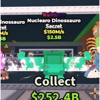 Nuclearo Dinossauro 150mil/sec