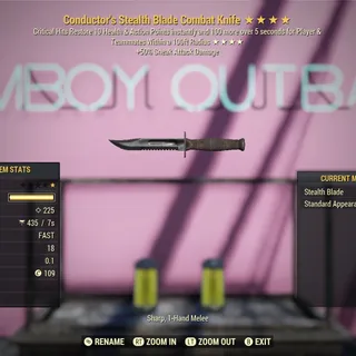 Conductors Combat Knife