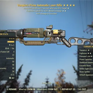 VE Poisoner's Laser Rifle (Poison Damage)