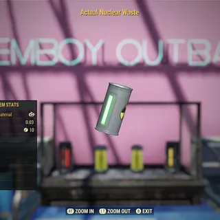 Actual Nuclear Waste