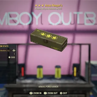 5x Arms Keeper’s Mods