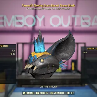 Glowing Scorchbeast Queen Mask