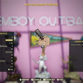 Nuka Cola Quantum Paddle Ball