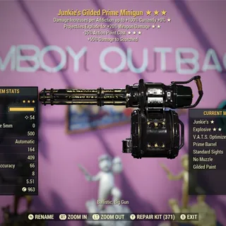 JE35 Gilded Minigun 