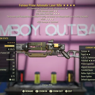 F2535 Polished Laser Rifle