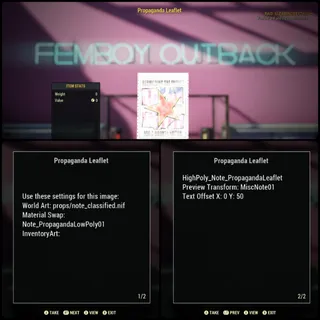 Propaganda Leaflet