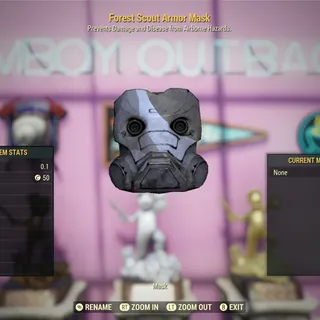 Reverse Forest Scout Mask