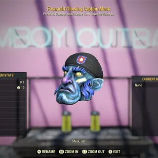 Glowing Captain Mask