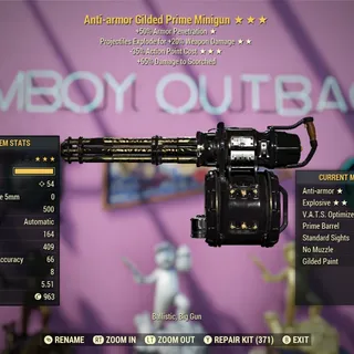AAE35 Gilded Minigun 