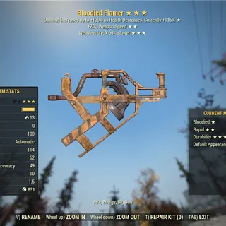 B25 Half Invisible Flamer