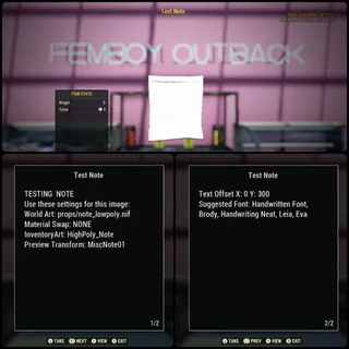 Test Note