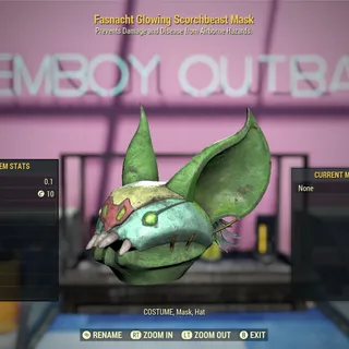 Glowing Scorchbeast Mask