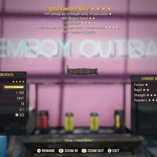 FSSS Pounder's Invisible Combat Knife
