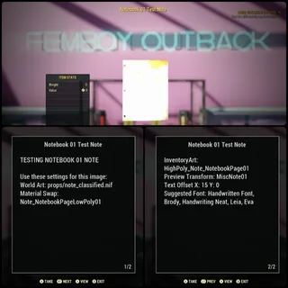 Notebook 01 Test Note