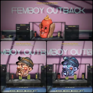 All 3 New Rare Fash Masks