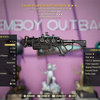 F50c35 Enclave Plasma Flamer