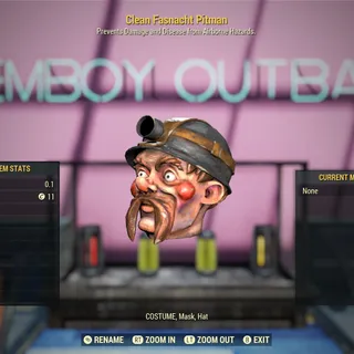 Clean Pitman Mask
