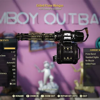 Gilded Minigun