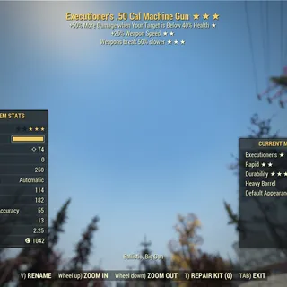 E25 Fully Invisible .50 Cal