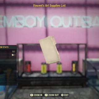 Vincent's Art Supplies List