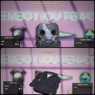 BOS Jumpsuit + Urban Scout Mask
