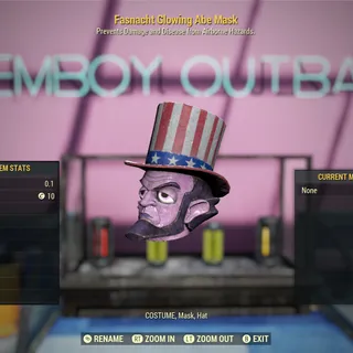 Glowing Abe Mask