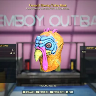 Glowing Turkey Mask