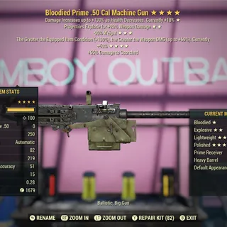 BE90 Polished 50 Cal