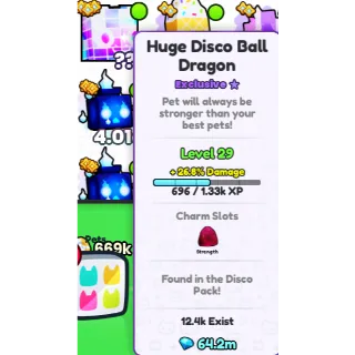 Petsim99 Huge DiscoBall Dragon
