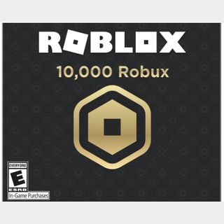 $100 Roblox Gift Card (10,000 Robux) Immediate Delivery - Roblox Thẻ Quà  Tặng - Gameflip