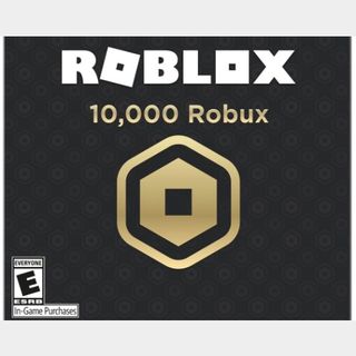 $100 Roblox Gift Card (10,000 Robux) Immediate Delivery - Roblox