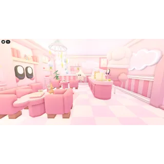 🩷 Tiny Kirby Themed Cafè ⭐  Adopt Me 🌈 🏠