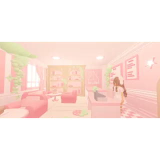 🐰 My Melody Cafè Pastel Pink House 🩷 Adopt  Me House 🌈🏠