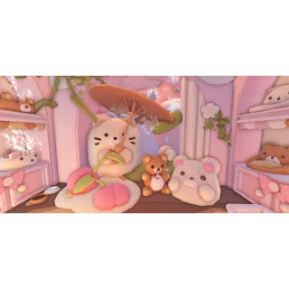 🍒 Cutecore Pink Rilakkuma 🐻 Grinding House 🏠🩷 Adopt Me House 🌈