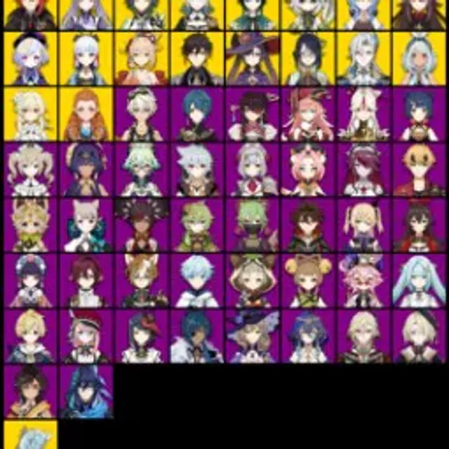 Genshin impact【NA】 AR56 | 58 characters | 16 legendary characters | 1 ...