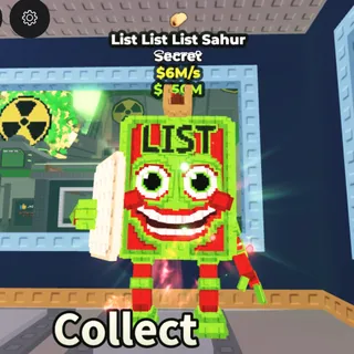 List List List Sahur 6M