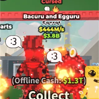 Bacuru and Egguru 444M