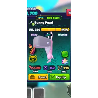 BUNNY PEARL (rainbow serial) SW SS  SPONGEBOB TOWER DEFENSE