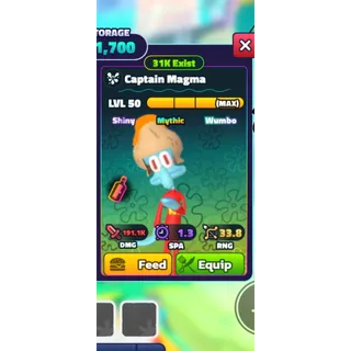 CAPTAIN MAGMA SW SPONGEBOB TOWER DEFENSE