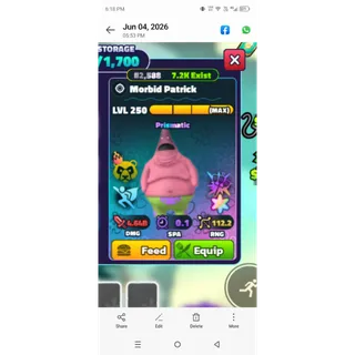 MORBID PATRICK SUPER STAR SPONGEBOB TOWER DEFENSE