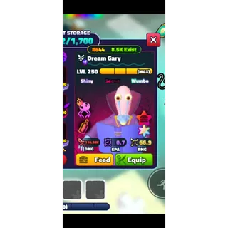 DREAM GARY SW SS (gold serial)   SPONGEBOB TOWER DEFENSE