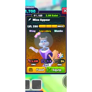 MISS APPEAR SW SS O.G SPONGEBOB TOWER DEFENSE